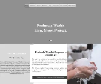 Peninsulawealth.com(Financial Planning Firm) Screenshot