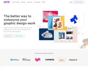 Penji.co(Unlimited Graphic Design By The World&#039;s Top Talent) Screenshot