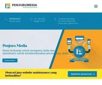 Penjurumedia.co.id(Empowering Your Brand) Screenshot