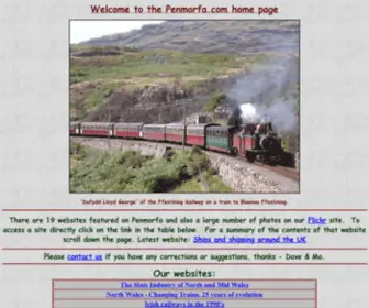 Penmorfa.com(Welcome to our home page) Screenshot