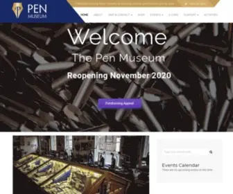 Penmuseum.org.uk(Immerse Yourself in Pens) Screenshot