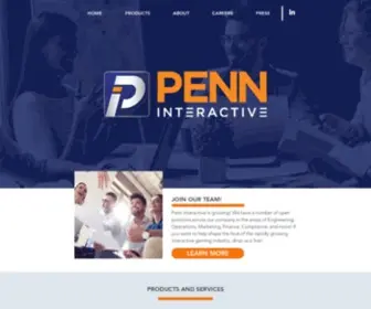 Penn-Interactive.com(Penn Interactive Ventures) Screenshot