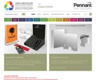 Pennant.co.uk(Pennant Shop Equipment) Screenshot