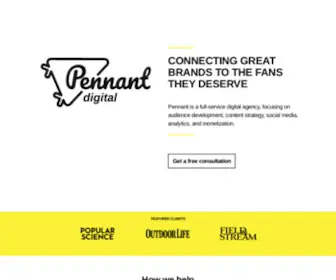 Pennantdigital.com(Pennant Digital) Screenshot