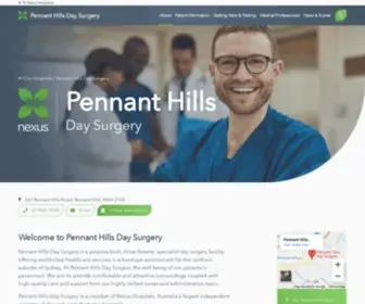 Pennanthillsdaysurgery.com.au(Pennant Hills Day Surgery) Screenshot