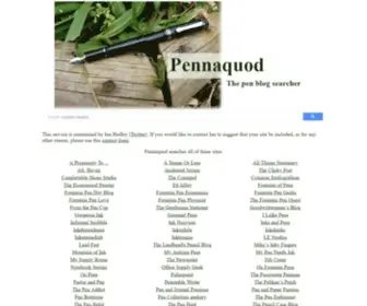 Pennaquod.net(Pen Blog Searcher) Screenshot