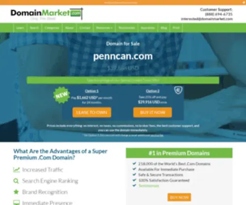 Penncan.com(Buy a Domain Name) Screenshot