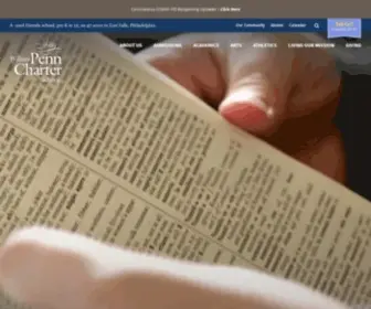 Penncharter.com(Penn Charter) Screenshot