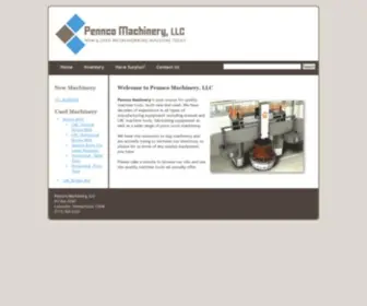 Penncomachinery.com(Pennco Machinery) Screenshot