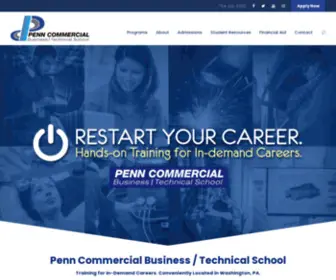 Penncommercial.edu(Home Penn Commercial Business/Technical School) Screenshot
