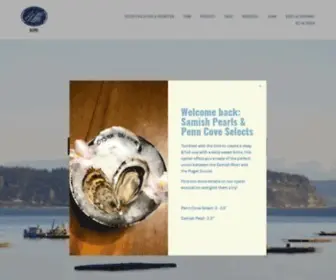 Penncoveshellfish.com(Penn Cove Shellfish) Screenshot