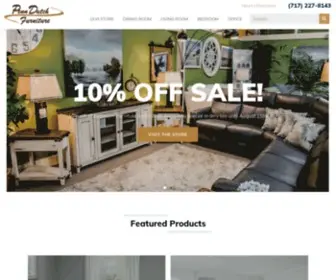 Penndutchfurniturestore.com(The Premier Amish home Furnishings Store) Screenshot