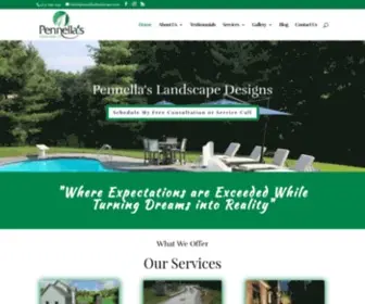 Pennellaslandscape.com(Pennella’s Landscape Designs) Screenshot