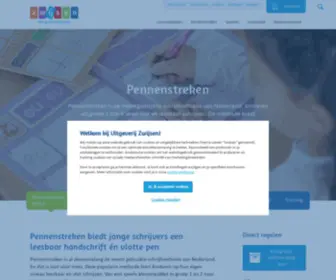 Pennenstreken.nl(Alles wat u zoekt in een schrijfmethode) Screenshot