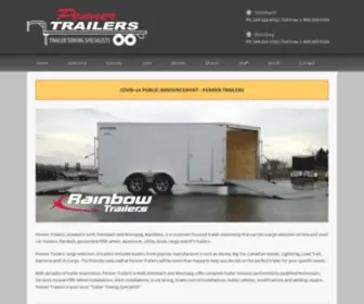 Pennertrailers.ca(Penner Trailers) Screenshot