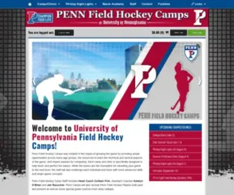 Pennfieldhockeycamps.com(Penn Field Hockey Camps @ University of Pennsylvania) Screenshot