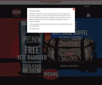 Pennfishing.com(PENN® Fishing) Screenshot