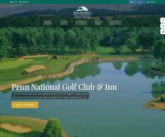 Penngolf.com(Penn National Golf Club & Inn) Screenshot