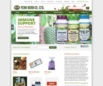 Pennherb.com(Organic herbs) Screenshot