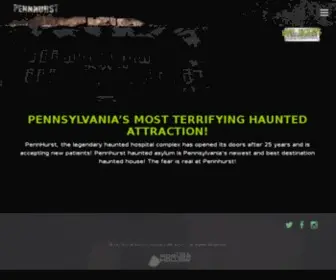 Pennhurstasylum.com(PennHurst Haunted Asylum) Screenshot