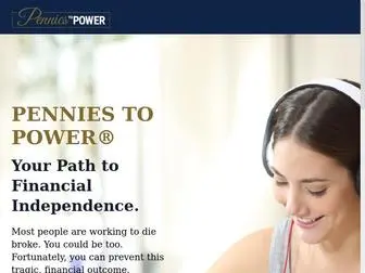 Penniestopower.com(Tom Graneau) Screenshot