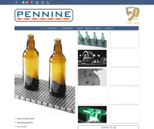 Pennine.org(PREMIUM GLASS CONVEYOR CHAIN) Screenshot