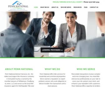 Pennnationalabstract.com(Title Insurance Company) Screenshot