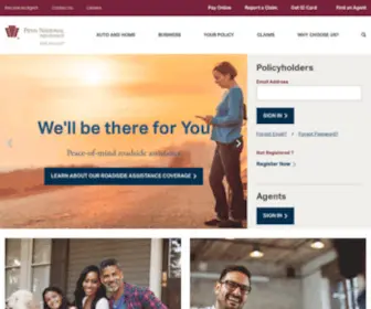 Pennnationalinsurance.com(Penn National Insurance sells property) Screenshot