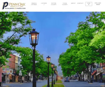 Pennoakrealty.com(Your Real Estate Website) Screenshot