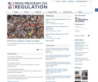 Pennreg.org(Penn Program on Regulation) Screenshot