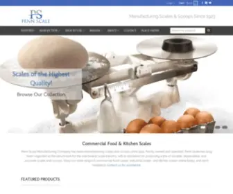 Pennscale.com(Commercial Food & Kitchen Scales) Screenshot