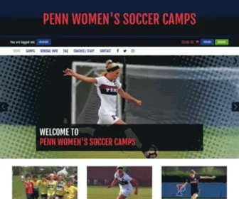 Pennsocceracademy.com(Penn Women's Soccer) Screenshot