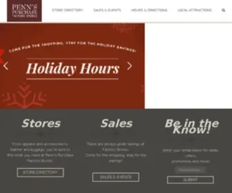 Pennspurchase.com(PENN'S PURCHASE FACTORY STORE) Screenshot