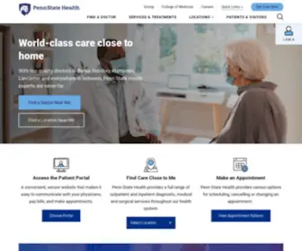 Pennstatehealth.org(Penn State Health) Screenshot