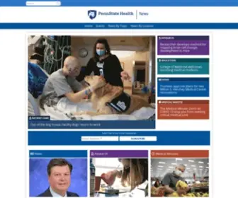 Pennstatehealthnews.org(Penn State Health News) Screenshot