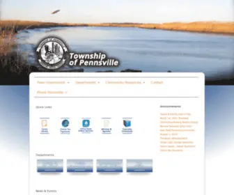 Pennsville.org(Township of Pennsville) Screenshot