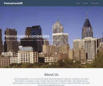Pennsylvaniadb.com(Company Information) Screenshot