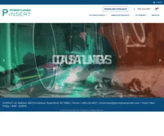 Pennsylvaniainsert.com(Cast-ins, Plastics, Pre-Fab & Castings) Screenshot