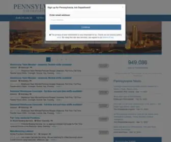 Pennsylvaniajobdepartment.com(Pennsylvania Job Department) Screenshot
