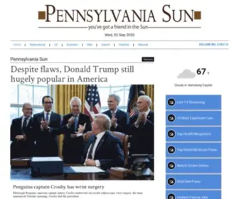 Pennsylvaniasun.com(Pennsylvania Sun) Screenshot