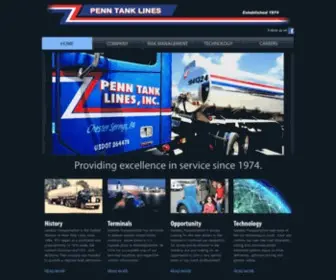 Penntanklines.com(Penn Tank Lines) Screenshot