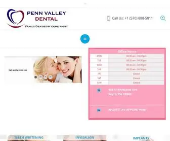 Pennvalleydental.com(Penn Valley Dental) Screenshot