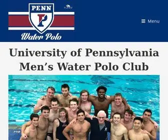 Pennwaterpolo.com(University of Pennsylvania Water Polo) Screenshot