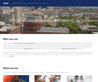 Pennwitg.com(Wharton Investment & Trading Group) Screenshot