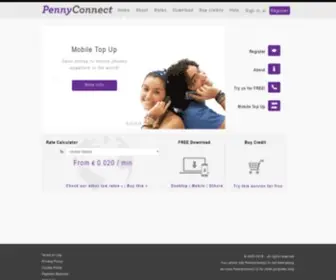Pennyconnect.com(Mobile phone call recording) Screenshot