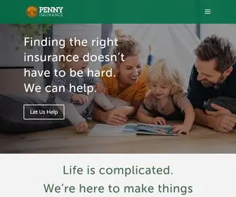 Pennyinsuranceagency.com(Penny Insurance Agency) Screenshot