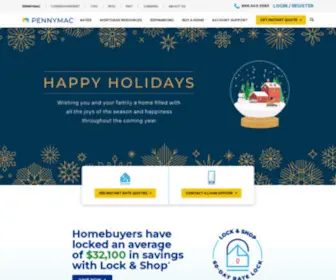 Pennymac.com(National Home Mortgage Lender) Screenshot