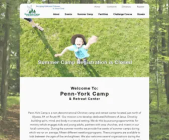 Pennyork.com(Penn-York Camp takes a Christ centered approach to) Screenshot