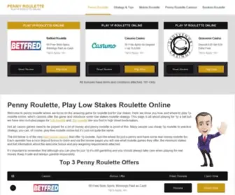 Pennyroulette.co.uk(Penny roulette) Screenshot