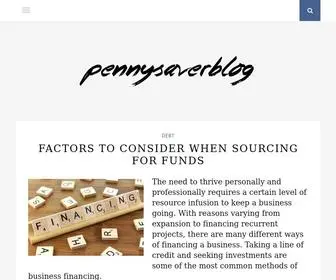Pennysaverblog.com(Smart Finance and Money Saving Tips) Screenshot